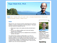 Tablet Screenshot of drrogerwalsh.com